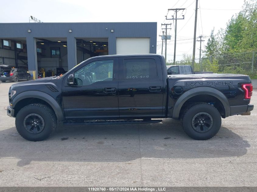 2018 Ford F-150 Raptor VIN: 1FTFW1RG6JFA81759 Lot: 11920760