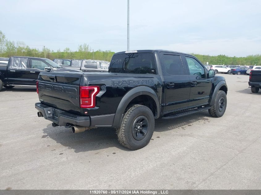 2018 Ford F-150 Raptor VIN: 1FTFW1RG6JFA81759 Lot: 11920760