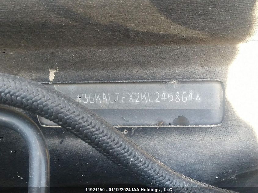 2019 GMC Terrain Sle VIN: 3GKALTEX2KL245864 Lot: 11921150