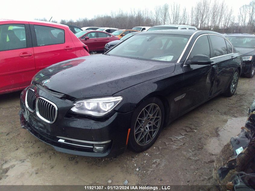 2015 BMW 7 Series VIN: WBAYG6C56FD383823 Lot: 43916274