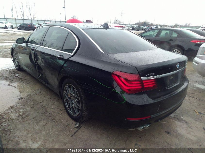 2015 BMW 7 Series VIN: WBAYG6C56FD383823 Lot: 43916274