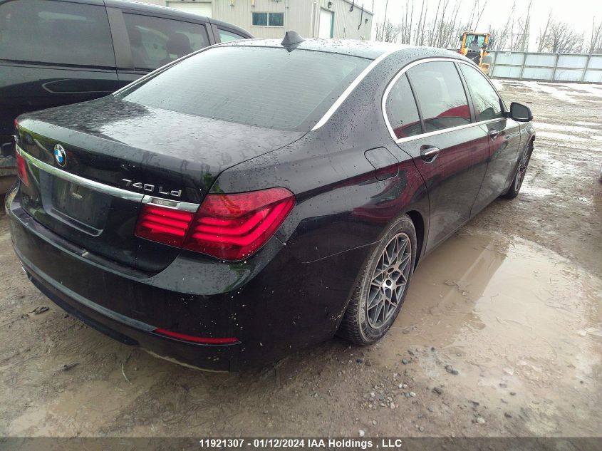 2015 BMW 7 Series VIN: WBAYG6C56FD383823 Lot: 43916274