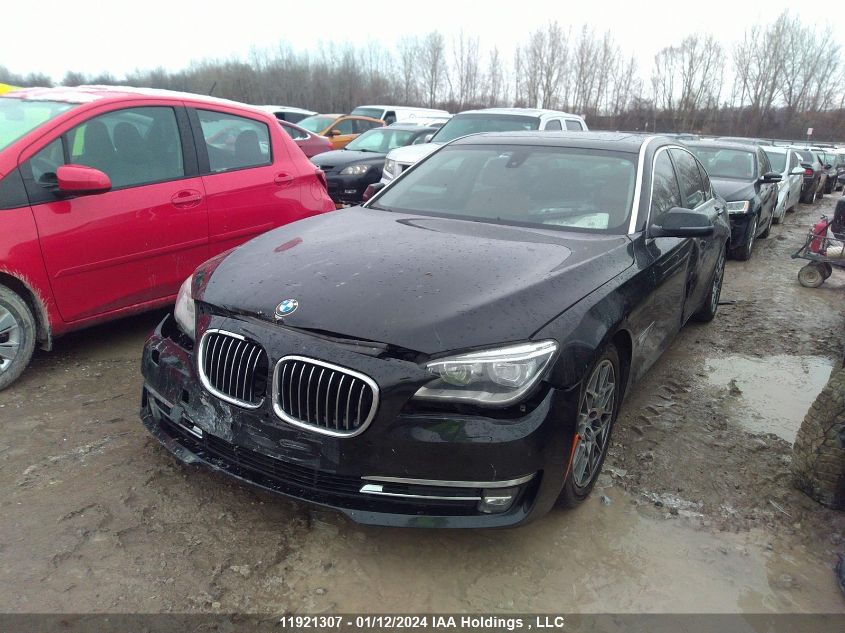 2015 BMW 7 Series VIN: WBAYG6C56FD383823 Lot: 43916274