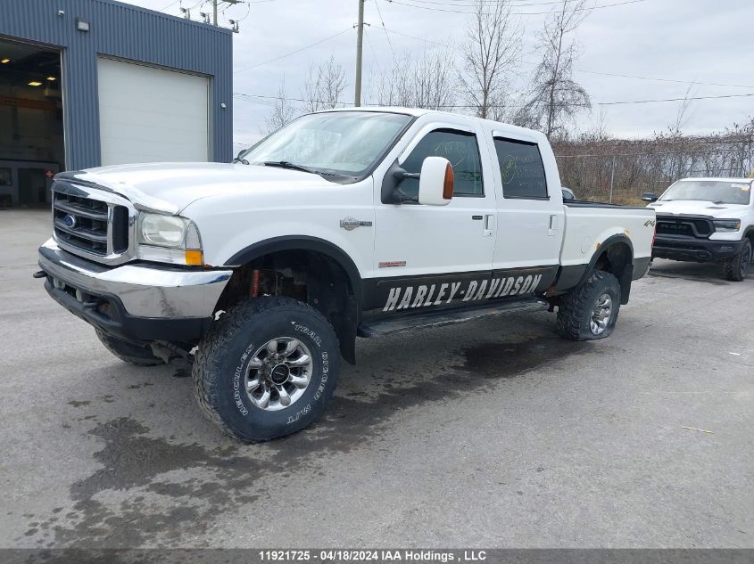 2004 Ford Super Duty F-250 VIN: 1FTNW21PX4ED19345 Lot: 11921725