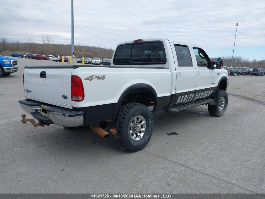 2004 Ford Super Duty F-250 VIN: 1FTNW21PX4ED19345 Lot: 11921725