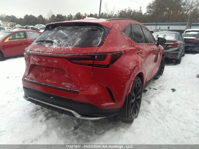 2024 Lexus Nx 350 VIN: 2T2KGCEZ1RC047355 Lot: 11921837