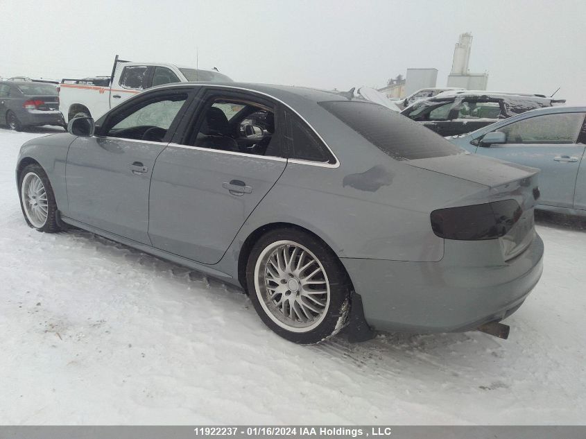 2011 Audi A4 VIN: WAUKFCFL5BN010147 Lot: 11922237