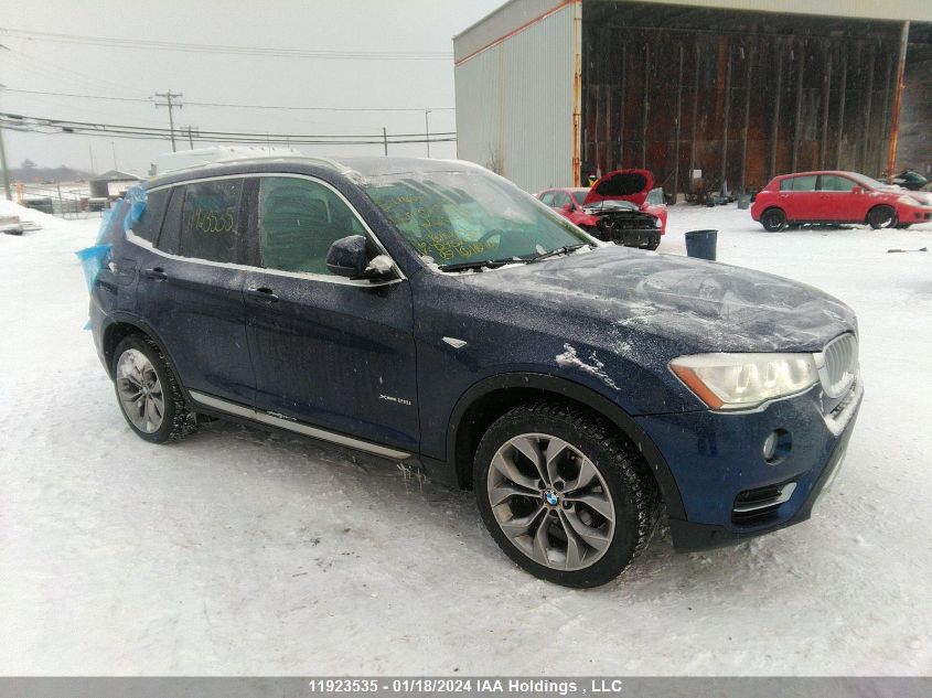 2016 BMW X3 VIN: 5UXWX9C55G0D93247 Lot: 11923535