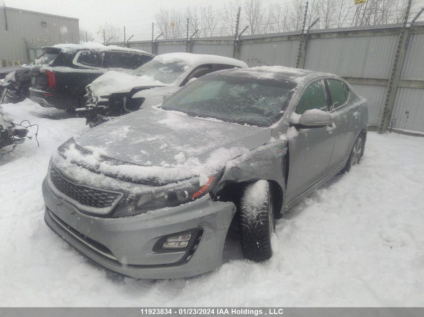 2014 Kia Optima Hybrid VIN: KNAGN4AD5E5064678 Lot: 11923834