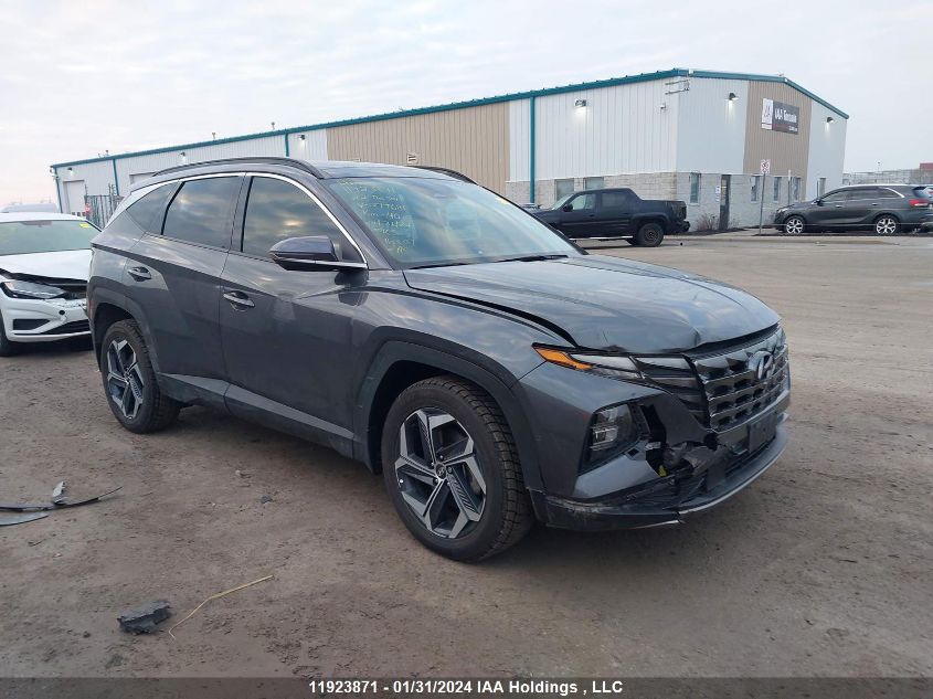 2022 Hyundai Tucson Ultimate Hybrid Awd VIN: KM8JCCA14NU077681 Lot: 11923871