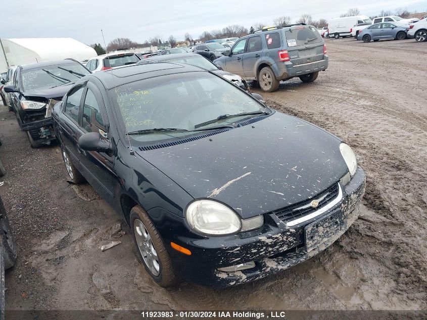 2002 Chrysler Neon Lx VIN: 1C3ES56C12D523977 Lot: 39240395