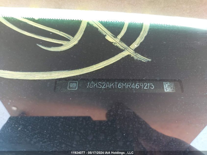 2021 GMC Yukon VIN: 1GKS2AKT6MR469213 Lot: 11924077