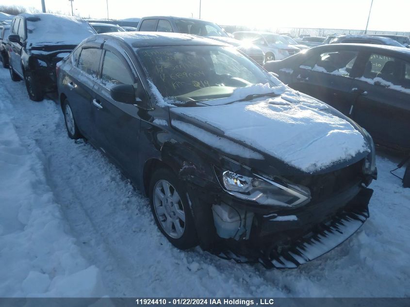 2017 Nissan Sentra VIN: 3N1AB7AP3HL689004 Lot: 11924410