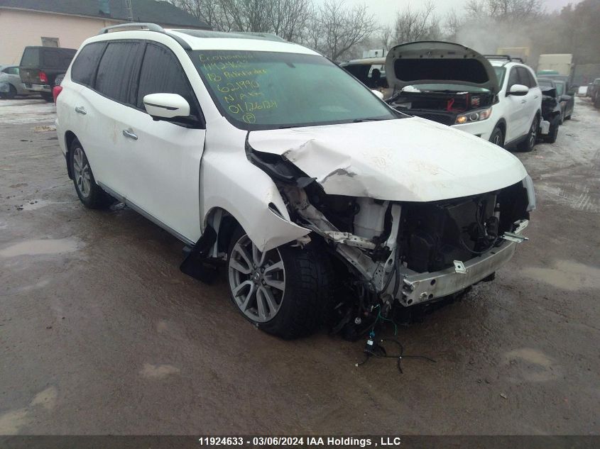 2018 Nissan Pathfinder VIN: 5N1DR2MM5JC621990 Lot: 11924633