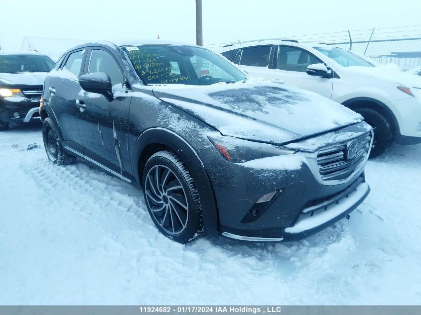 2019 Mazda Cx-3 VIN: JM1DKFD70K0411200 Lot: 11924682