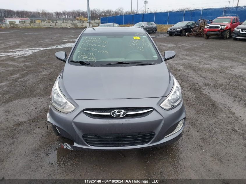 2017 Hyundai Accent VIN: KMHCT4AE4HU230100 Lot: 39227195