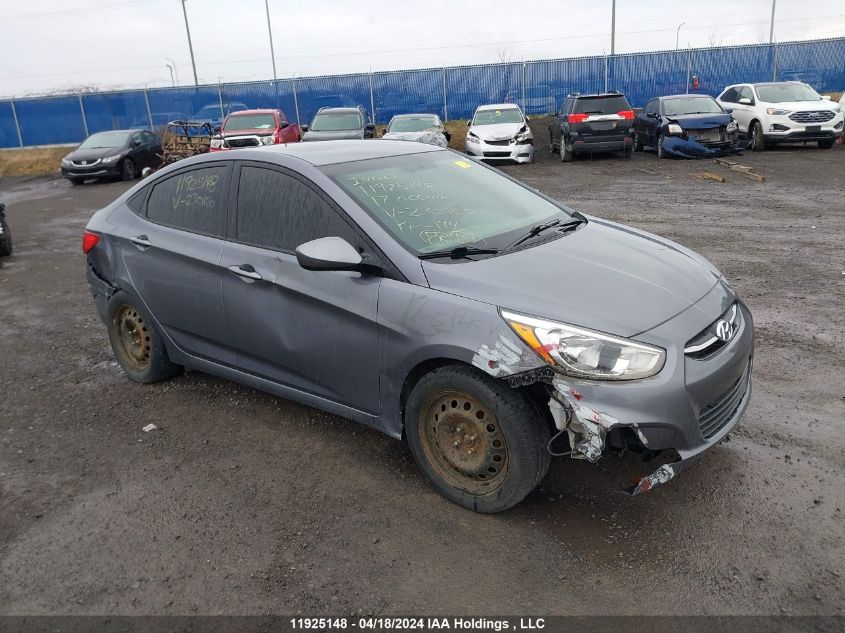2017 Hyundai Accent VIN: KMHCT4AE4HU230100 Lot: 39227195