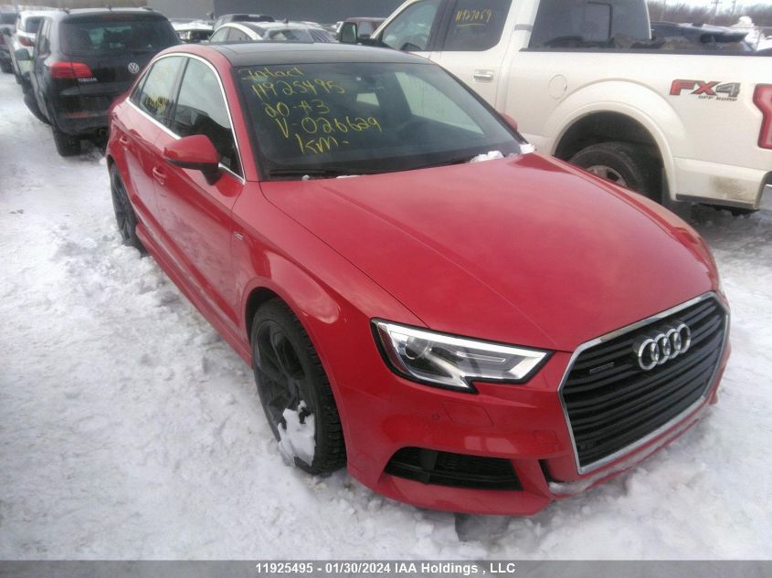 2020 Audi A3 Sedan VIN: WAUJEGFF3LA026629 Lot: 11925495