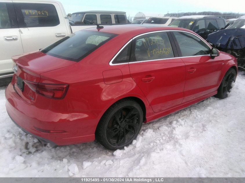 2020 Audi A3 Sedan VIN: WAUJEGFF3LA026629 Lot: 11925495