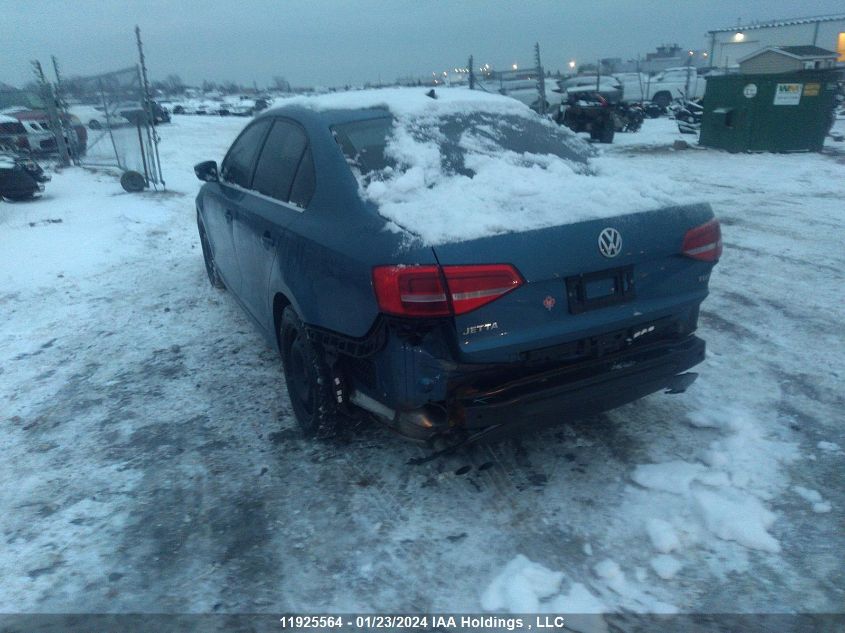 2015 Volkswagen Jetta Sedan VIN: 3VWDA7AJ3FM242508 Lot: 11925564