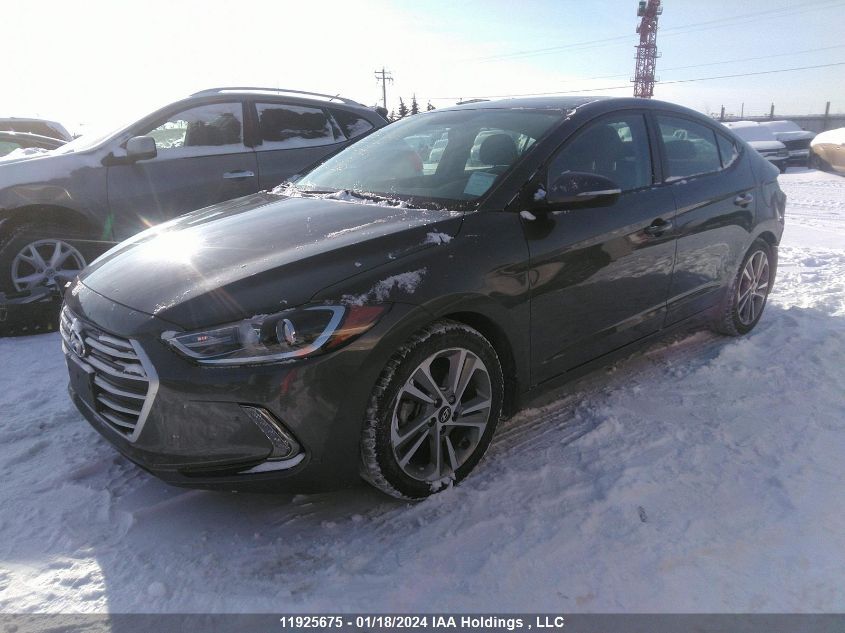 2017 Hyundai Elantra Se/Value/Limited VIN: KMHD84LF9HU125483 Lot: 11925675