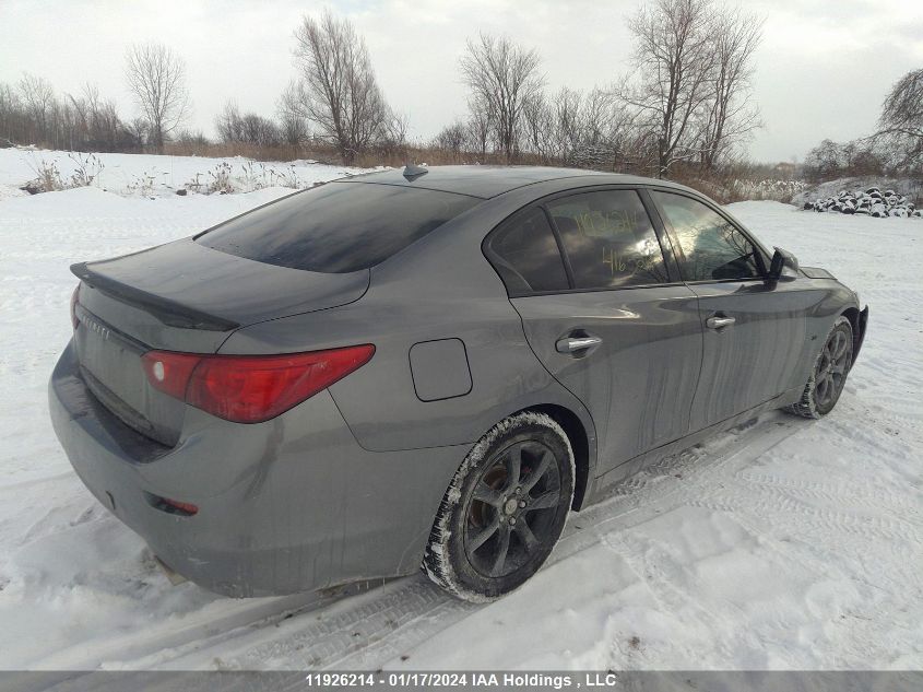 2015 Infiniti Q50 VIN: JN1BV7AR2FM416524 Lot: 39236789