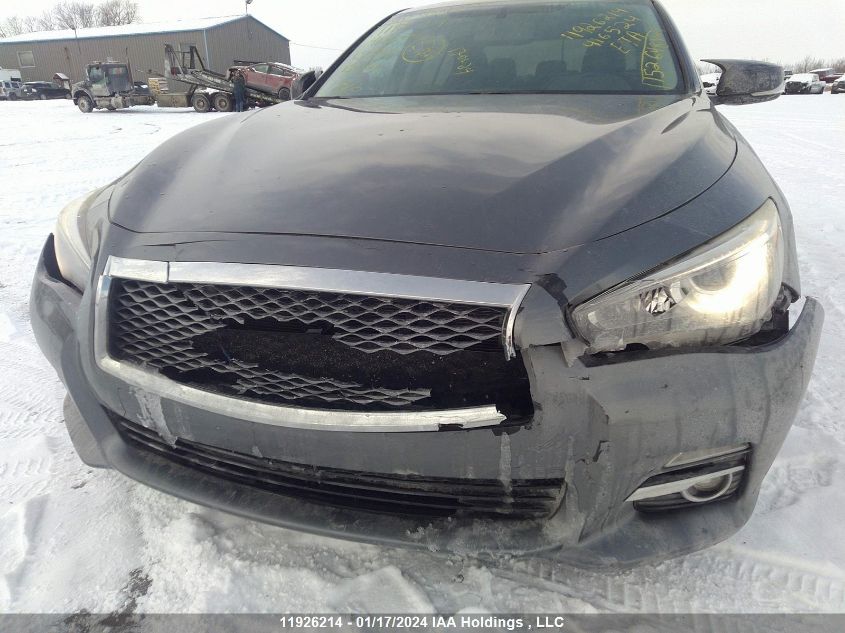 2015 Infiniti Q50 VIN: JN1BV7AR2FM416524 Lot: 39236789