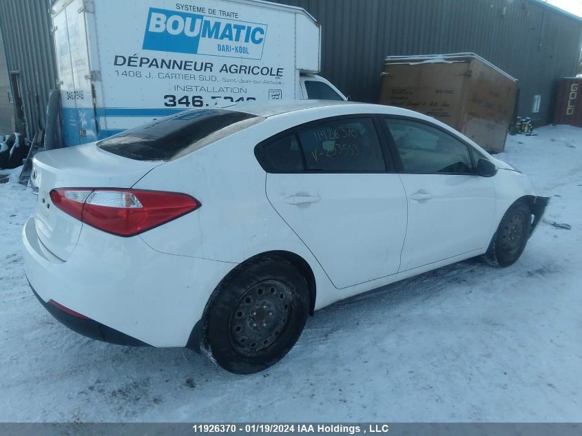 2014 Kia Forte VIN: KNAFX4A60E5253553 Lot: 11926370