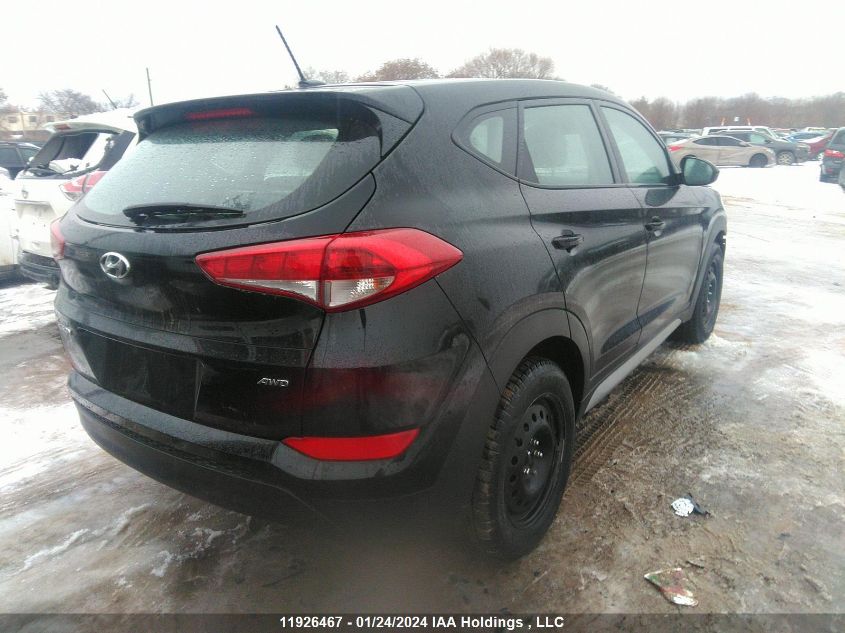 2017 Hyundai Tucson Se VIN: KM8J2CA44HU424055 Lot: 11926467