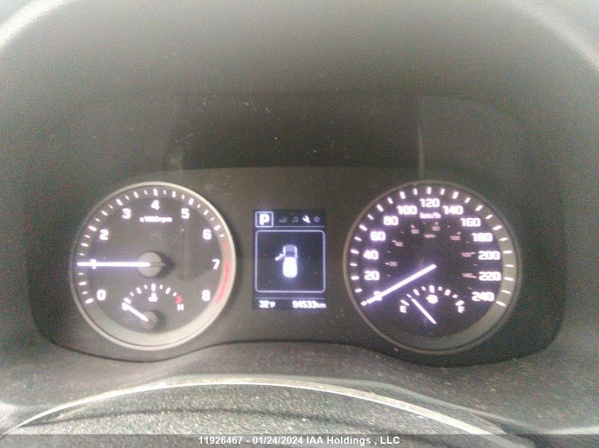 2017 Hyundai Tucson Se VIN: KM8J2CA44HU424055 Lot: 11926467