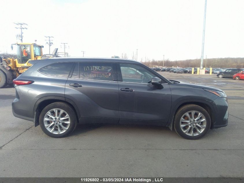 2023 Toyota Highlander L/Le/Xle/Limited/Platinum/Xse VIN: 5TDKDRBH1PS047596 Lot: 11926802