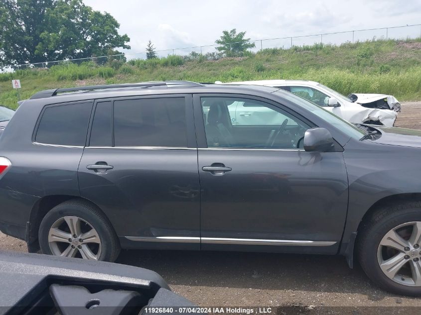 2013 Toyota Highlander Plus/Se VIN: 5TDBK3EH5DS207358 Lot: 11926840