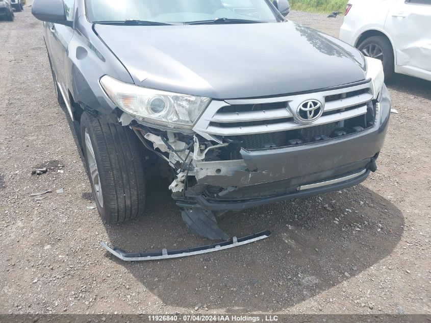 2013 Toyota Highlander Plus/Se VIN: 5TDBK3EH5DS207358 Lot: 11926840