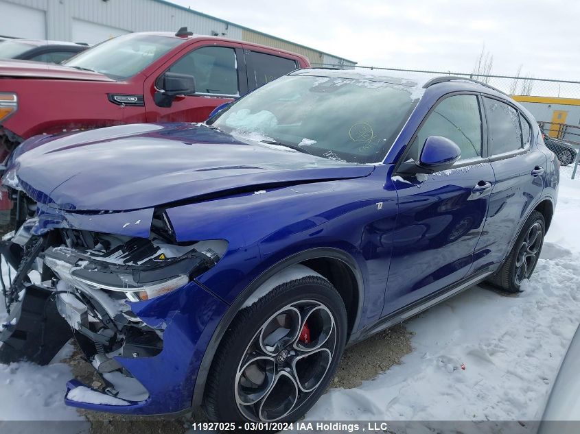 2022 Alfa Romeo Stelvio Ti Awd VIN: ZASPAKBN2N7D30857 Lot: 11927025