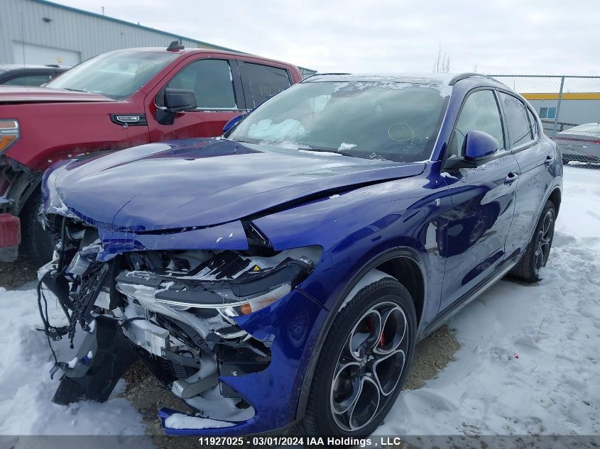 2022 Alfa Romeo Stelvio Ti Awd VIN: ZASPAKBN2N7D30857 Lot: 11927025