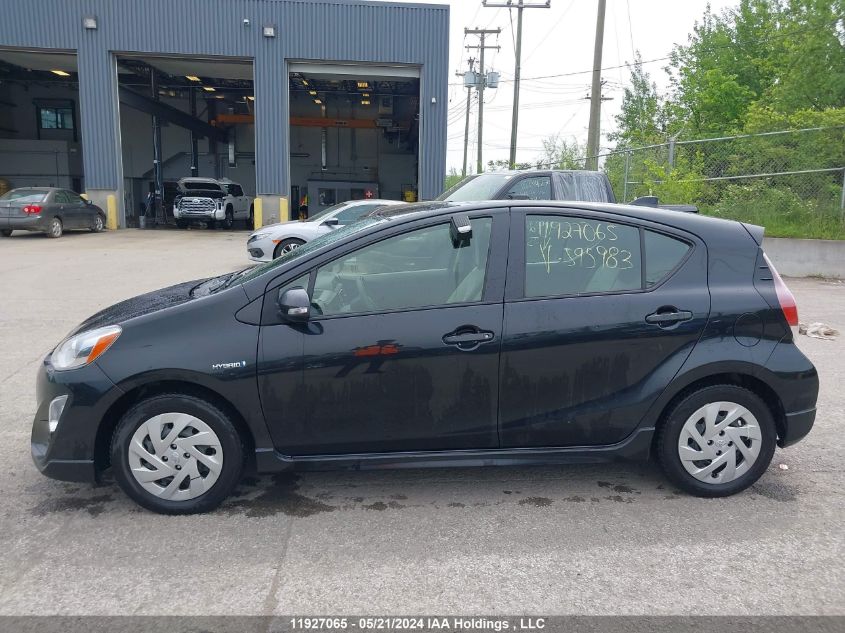 2017 Toyota Prius C Technology VIN: JTDKDTB38H1595983 Lot: 11927065
