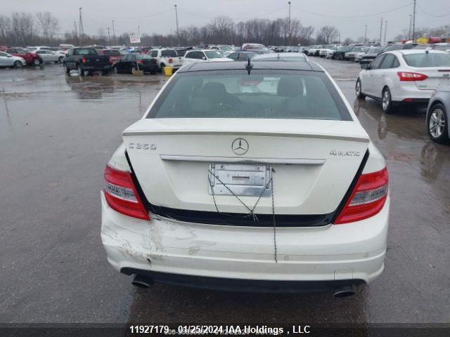 2011 Mercedes-Benz C-Class VIN: WDDGF8HB6BA508347 Lot: 11927179