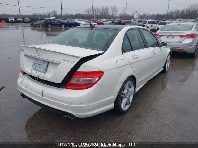 2011 Mercedes-Benz C-Class VIN: WDDGF8HB6BA508347 Lot: 11927179