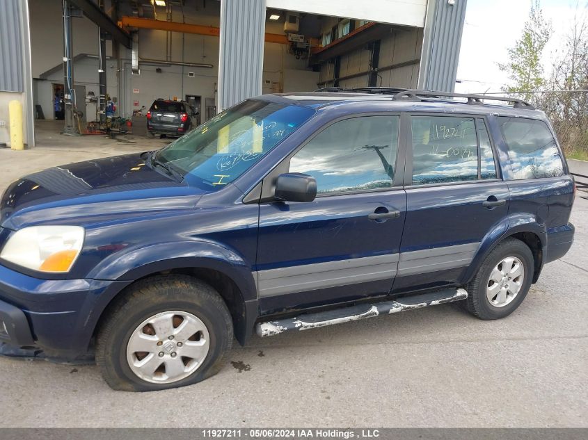 2004 Honda Pilot Lx VIN: 2HKYF18104H001792 Lot: 11927211