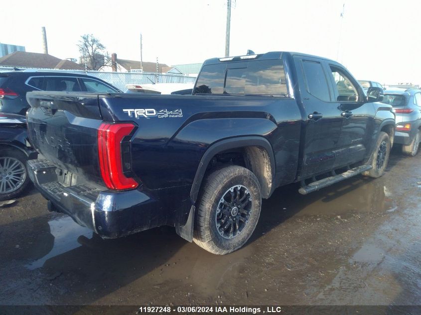 2022 Toyota Tundra Sr VIN: 5TFLA5DA5NX042155 Lot: 11927248