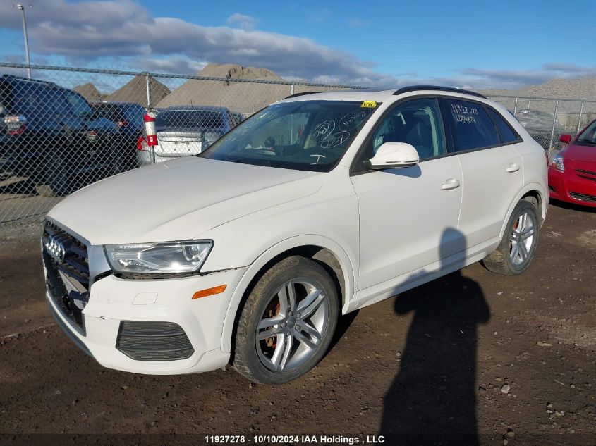 2017 Audi Q3 VIN: WA1BCCFS8HR004874 Lot: 11927278