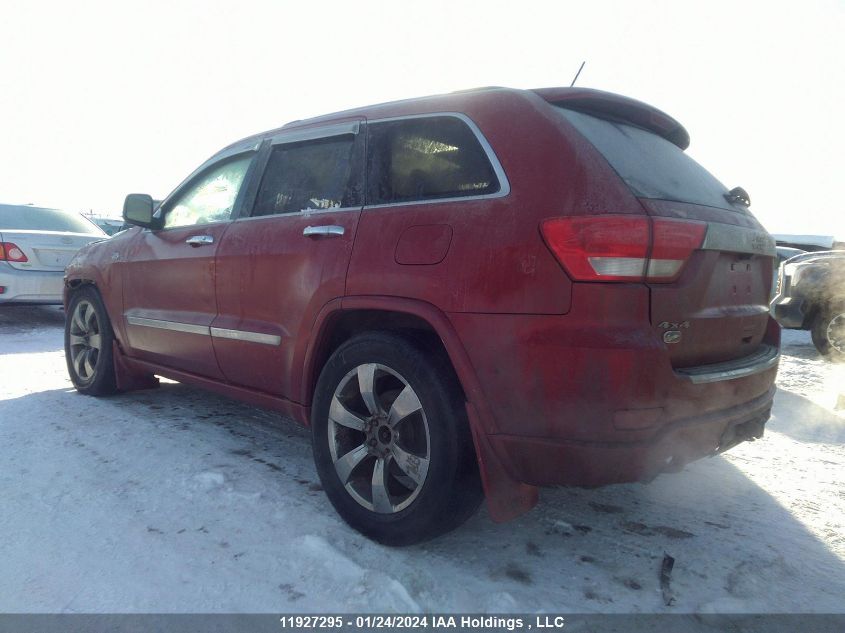 2011 Jeep Grand Cherokee Overland VIN: 1J4RR6GT5BC590627 Lot: 11927295