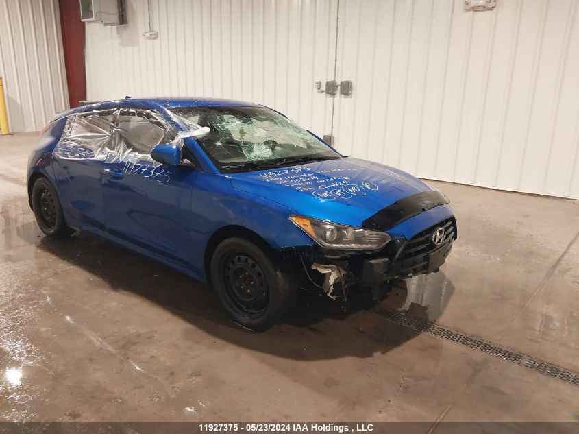 2019 Hyundai Veloster 2.0 Gl VIN: KMHTG6AF5KU008049 Lot: 11927375