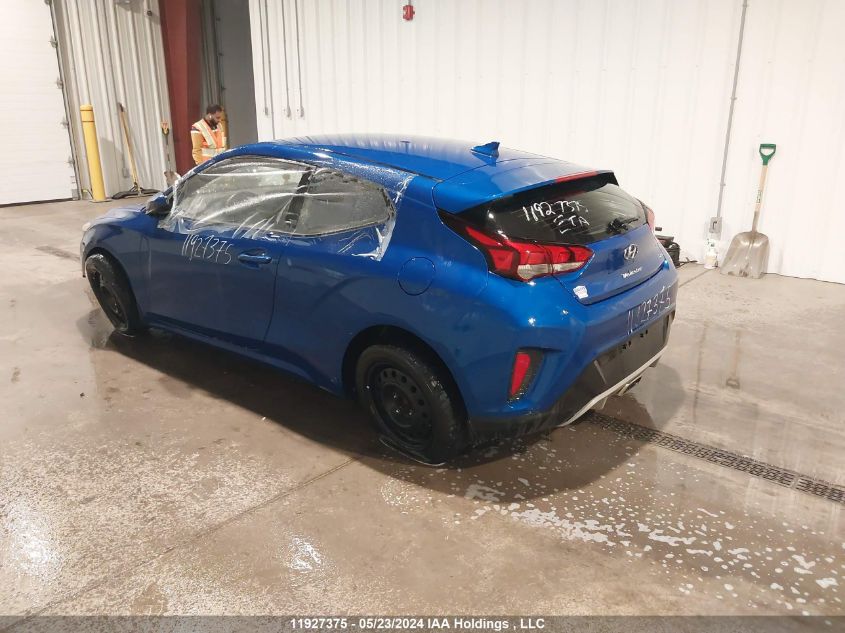 2019 Hyundai Veloster 2.0 Gl VIN: KMHTG6AF5KU008049 Lot: 11927375