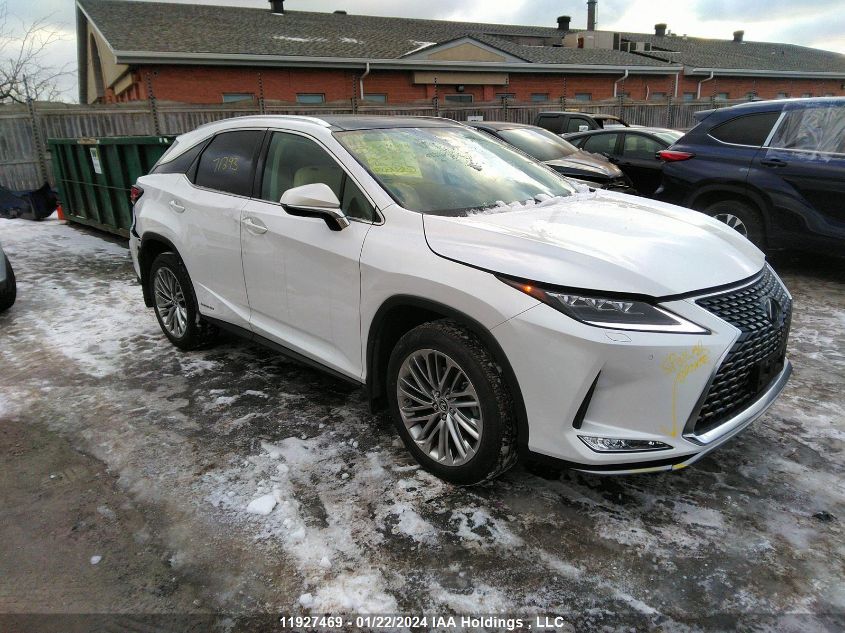 2022 Lexus Rx 450H VIN: 2T2JGMDA2NC078508 Lot: 11927469