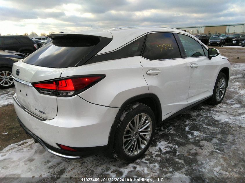 2022 Lexus Rx 450H VIN: 2T2JGMDA2NC078508 Lot: 11927469