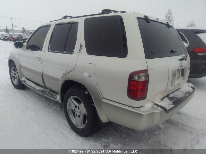 2001 Infiniti Qx4 VIN: JNRDR07Y01W109558 Lot: 11927499