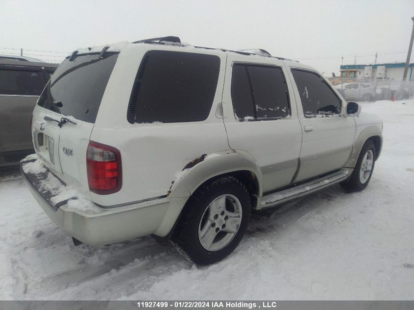 2001 Infiniti Qx4 VIN: JNRDR07Y01W109558 Lot: 11927499