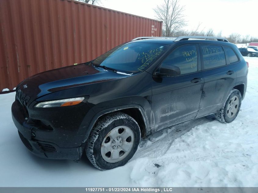 2015 Jeep Cherokee Sport VIN: 1C4PJMAB7FW526523 Lot: 39242191