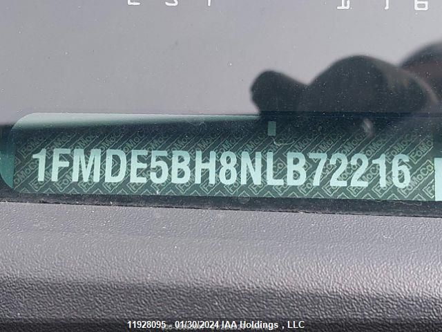 2022 Ford Bronco Big Bend VIN: 1FMDE5BH8NLB72216 Lot: 11928095